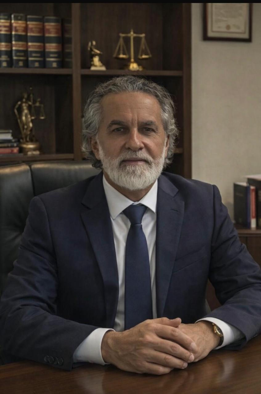 Dr. Hélio Castelo Branco em seu escritório